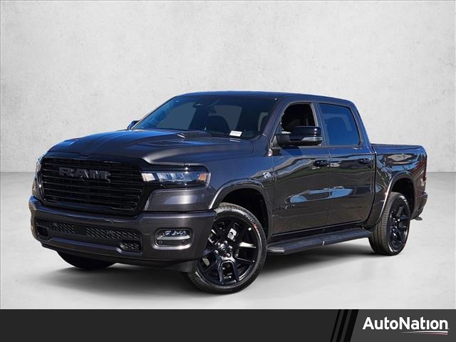 Gray (Granite Crystal Metallic Clearcoat) 2026 RAM 1500 Laramie Crew Cab 4WD Pickup Truck Four-Wheel Drive 8-Speed Automatic