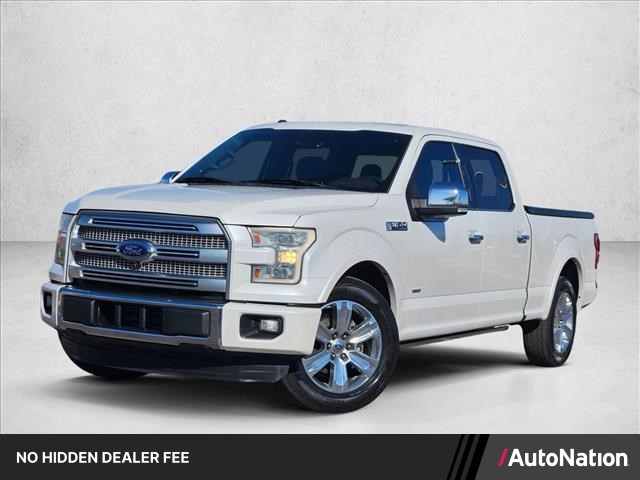 White Platinum Metallic Tri-Coat 2016 Ford F-150 Pickup Truck 4X2 6-Speed Automatic