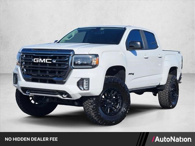 Summit White 2022 GMC Canyon Pickup Truck Four-Wheel Drive 8-Speed Automatic