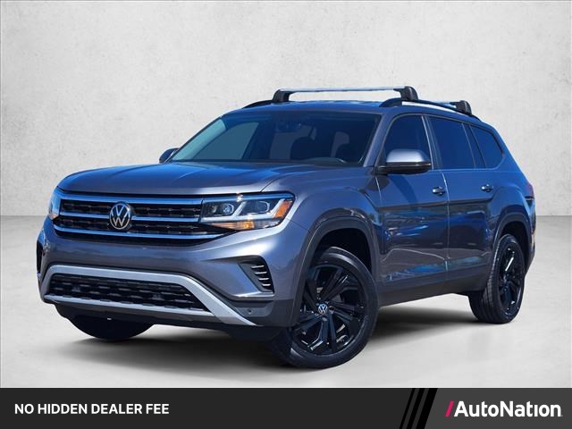 Platinum Gray Metallic 2023 Volkswagen Atlas SUV / Crossover All-Wheel Drive 8-Speed Automatic