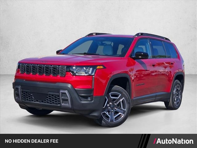 Red Hot Pearlcoat 2026 Jeep Cherokee SUV / Crossover Four-Wheel Drive Continuously Variable Transmission