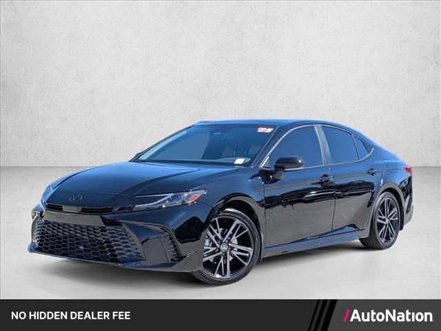 Midnight Black Metallic 2025 Toyota Camry Sedan Front-Wheel Drive Automatic