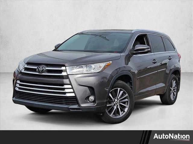 Predawn Gray Mica 2017 Toyota Highlander XLE AWD SUV / Crossover All-Wheel Drive Automatic