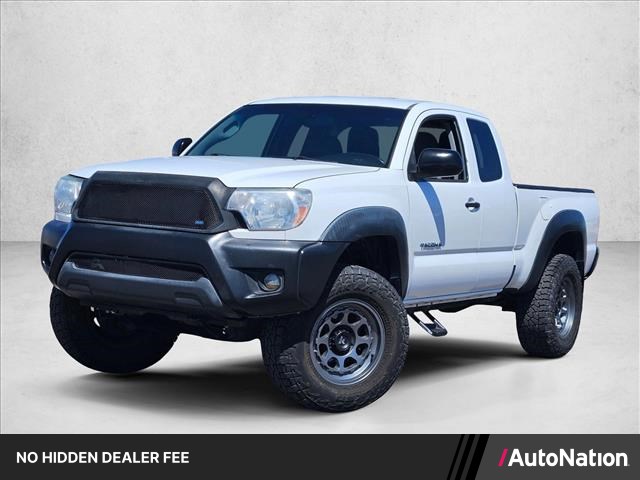 Super White [White 2014 Toyota Tacoma PreRunner Access Cab SB Pickup Truck 4X2 Automatic
