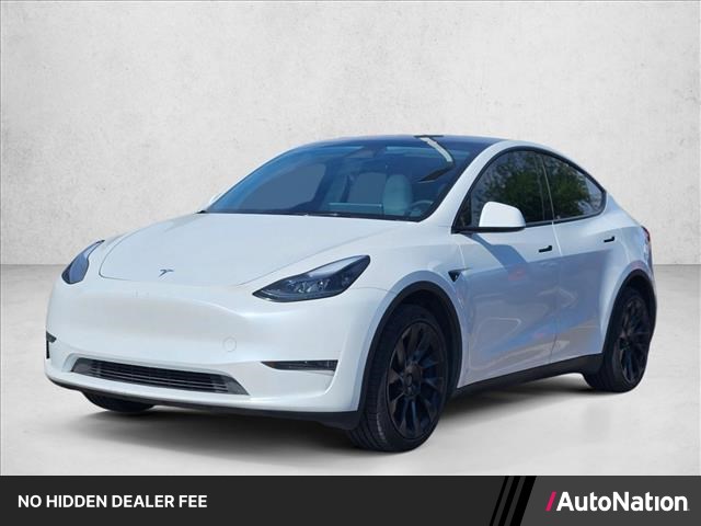 Pearl White Multi-Coat 2024 Tesla Model Y SUV / Crossover All-Wheel Drive Automatic