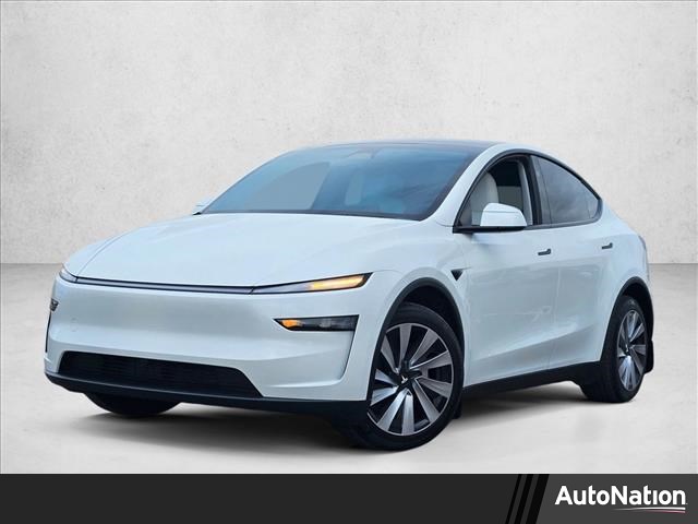 Pearl White Multi- 2026 Tesla Model Y Long Range AWD SUV / Crossover All-Wheel Drive Automatic