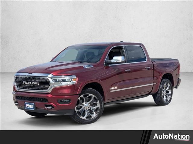 Delmonico Red Pearlcoat 2019 RAM 1500 Limited Crew Cab 4WD Pickup Truck Four-Wheel Drive 8-Speed Automatic
