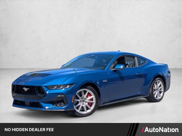 Atlas Blue Metallic 2024 Ford Mustang GT Premium Fastback RWD Coupe Rear-Wheel Drive Automatic