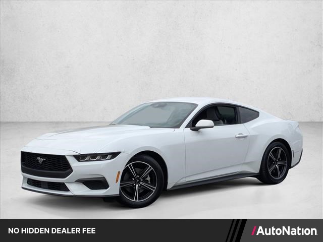 Oxford White 2024 Ford Mustang Coupe Rear-Wheel Drive Automatic