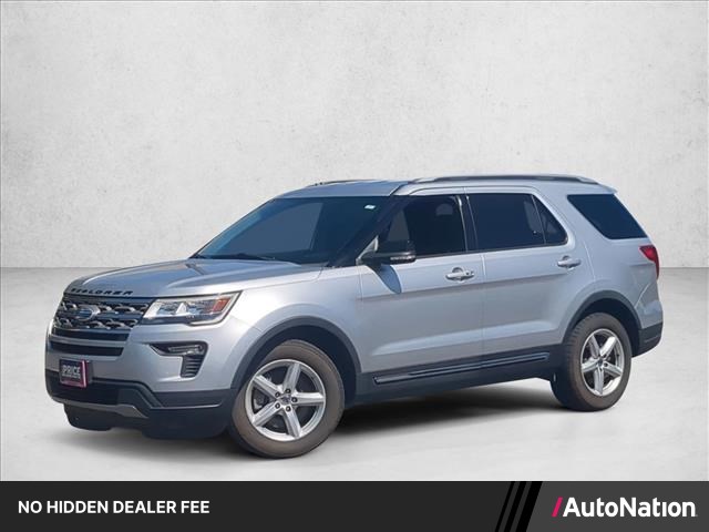 Ingot Silver Metallic 2018 Ford Explorer SUV / Crossover Front-Wheel Drive 6-Speed Automatic