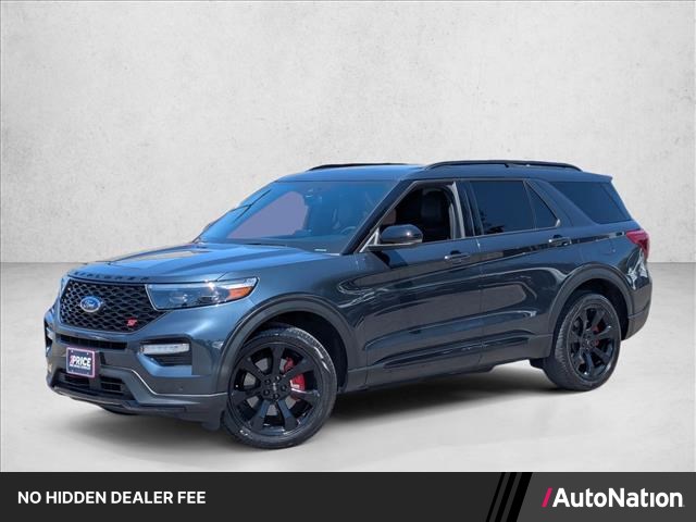 Stone Blue Metallic 2023 Ford Explorer SUV / Crossover All-Wheel Drive Automatic