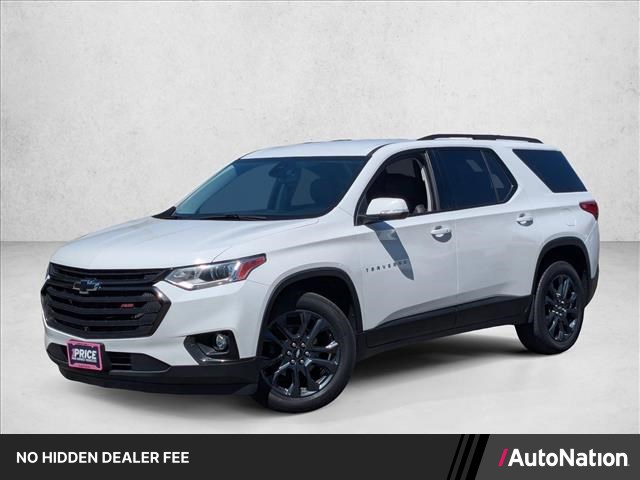 Summit White 2021 Chevrolet Traverse RS AWD SUV / Crossover Four-Wheel Drive 9-Speed Automatic