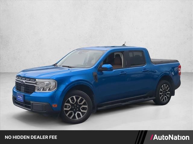 Velocity Blue Metallic 2022 Ford Maverick Pickup Truck Front-Wheel Drive Automatic