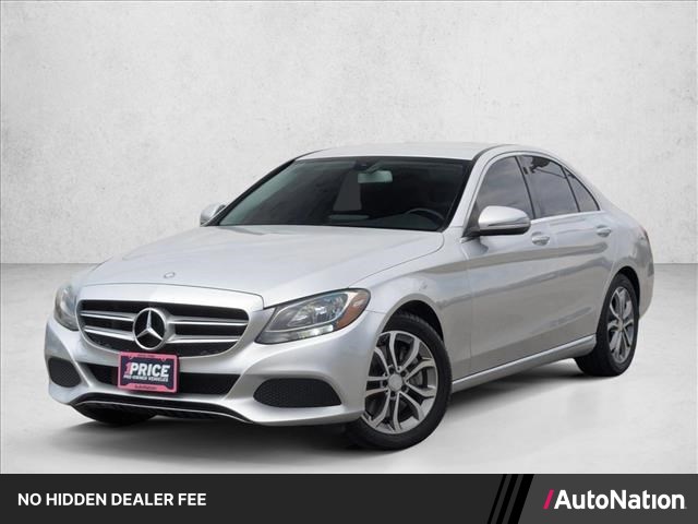 Iridium Silver Metallic 2016 Mercedes-Benz C-Class Sedan Rear-Wheel Drive Automatic