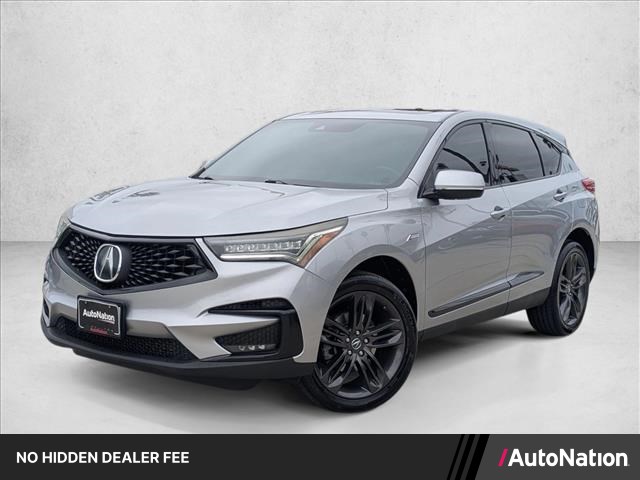 Silver/Gray 2021 Acura RDX SH-AWD with A-Spec Package SUV / Crossover All-Wheel Drive Automatic