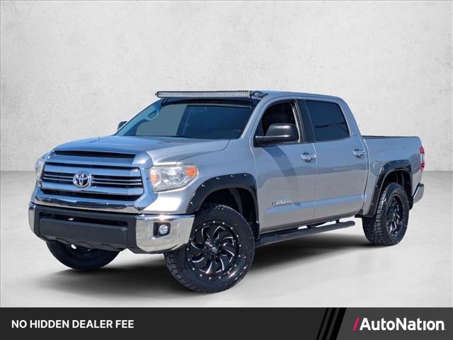 Silver Sky Metallic 2017 Toyota Tundra SR5 CrewMax 4.6L Pickup Truck 4X2 Automatic