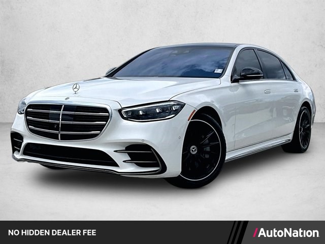 Manufaktur Diamond White 2023 Mercedes-Benz S-Class Sedan All-Wheel Drive Automatic