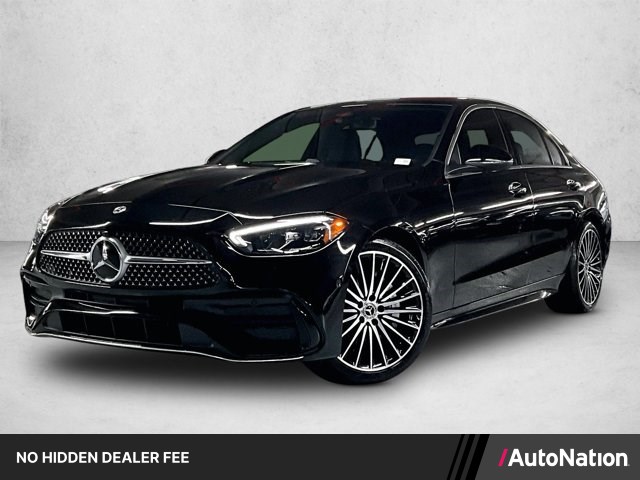 Black 2026 Mercedes-Benz C-Class Sedan All-Wheel Drive Automatic