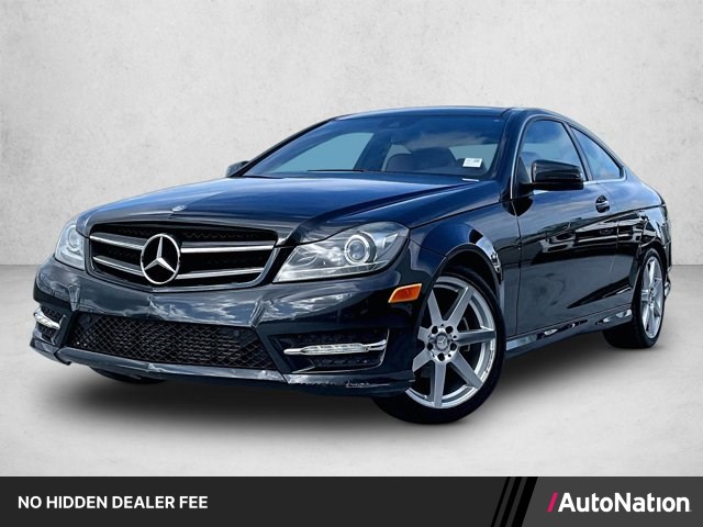 Magnetite Black Metallic 2015 Mercedes-Benz C-Class Coupe Rear-Wheel Drive Automatic