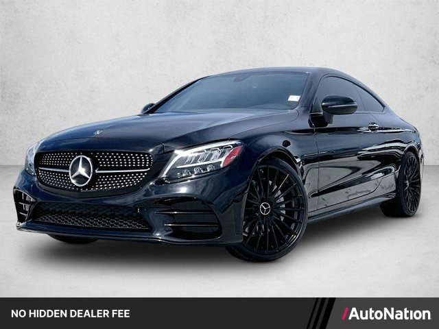 Black 2019 Mercedes-Benz C-Class Coupe Rear-Wheel Drive Automatic