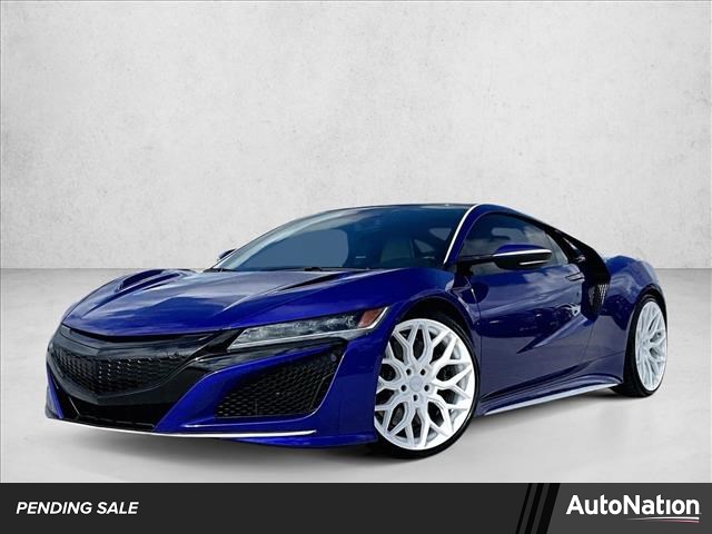 Blue 2017 Acura NSX SH-AWD Coupe All-Wheel Drive Automatic