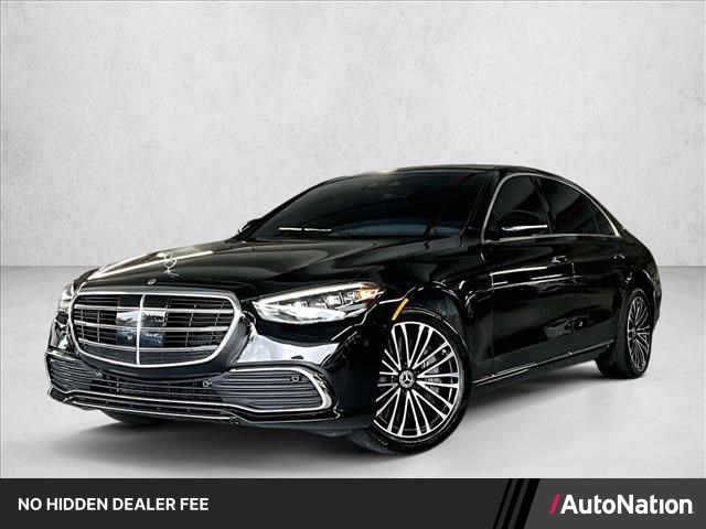 Black 2024 Mercedes-Benz S-Class Sedan All-Wheel Drive Automatic