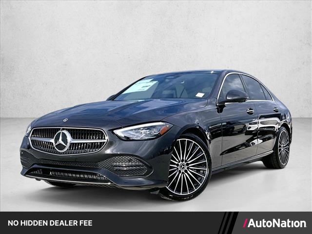 Gray (Graphite Grey Metallic) 2026 Mercedes-Benz C-Class Sedan All-Wheel Drive Automatic