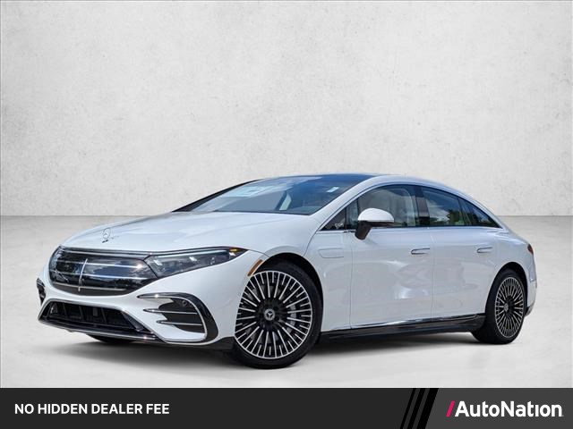 Polar White 2026 Mercedes-Benz EQS 450 4MATIC Sedan All-Wheel Drive Automatic