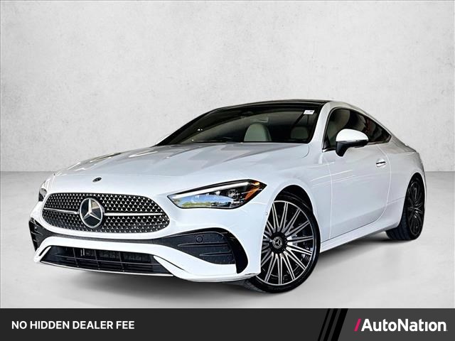 Polar White 2024 Mercedes-Benz CLE Coupe All-Wheel Drive Automatic