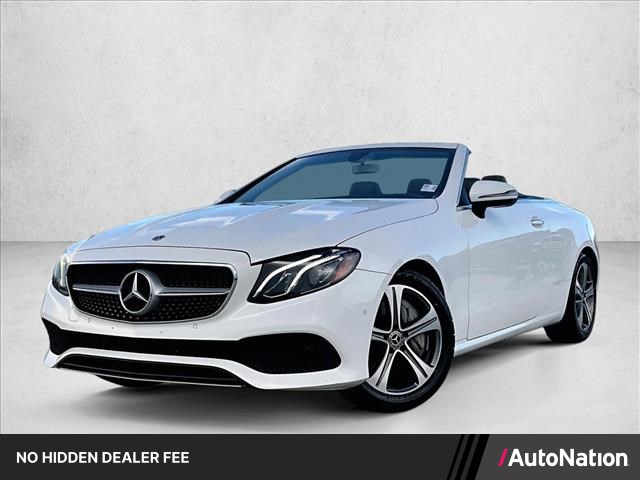 Polar White 2018 Mercedes-Benz E-Class Convertible Rear-Wheel Drive Automatic