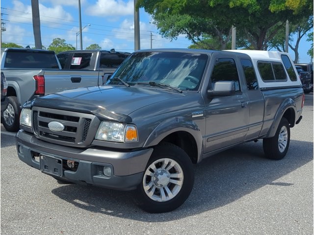 Gray (Dark Shadow Grey Metallic) 2007 Ford Ranger XL SuperCab Pickup Truck Rear-Wheel Drive 5-Speed Manual