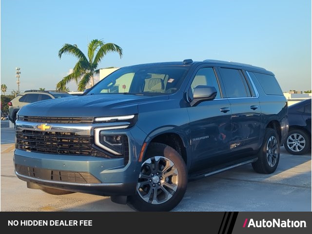 Lakeshore Blue Metallic 2025 Chevrolet Suburban SUV / Crossover Four-Wheel Drive Automatic
