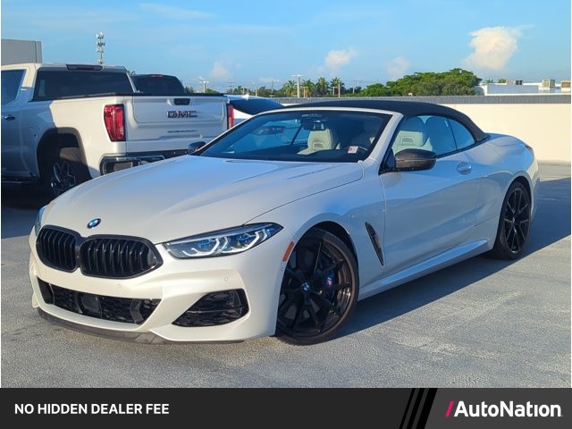 Mineral White Metallic 2022 BMW 8 Series Convertible All-Wheel Drive Automatic