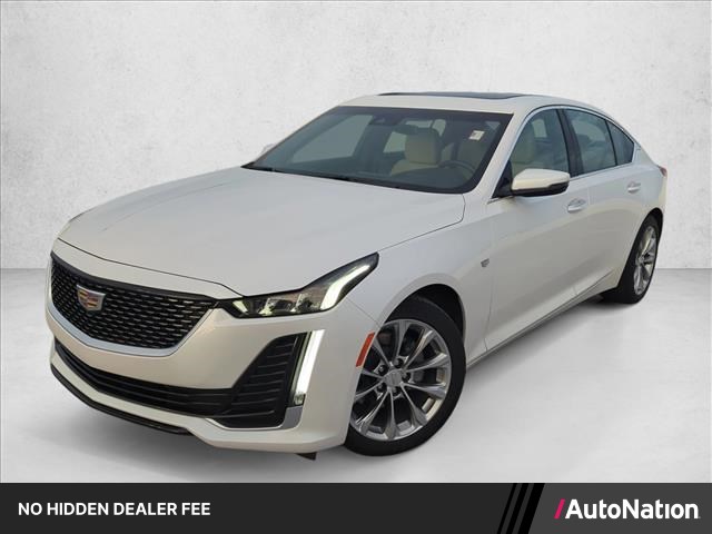 Crystal White Tricoat 2020 Cadillac CT5 Sedan Rear-Wheel Drive Automatic