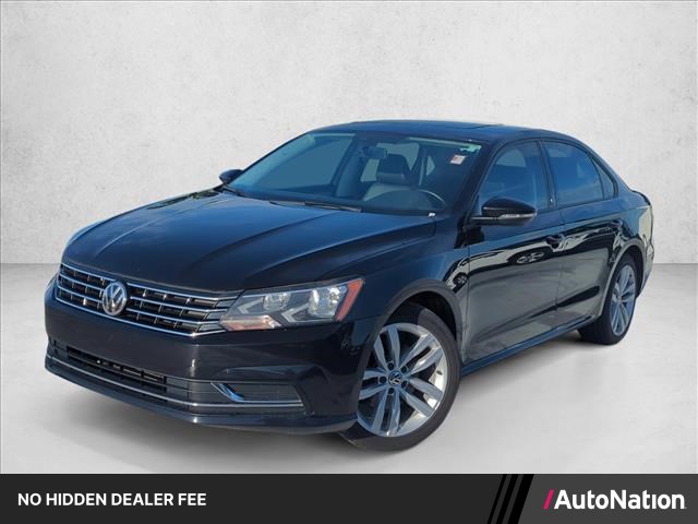 Deep Black Pearl 2019 Volkswagen Passat Sedan Front-Wheel Drive 6-Speed Automatic