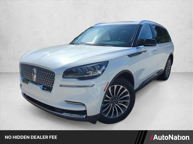 Pristine White Metallic Tri-Coat 2024 Lincoln Aviator SUV / Crossover Rear-Wheel Drive Automatic