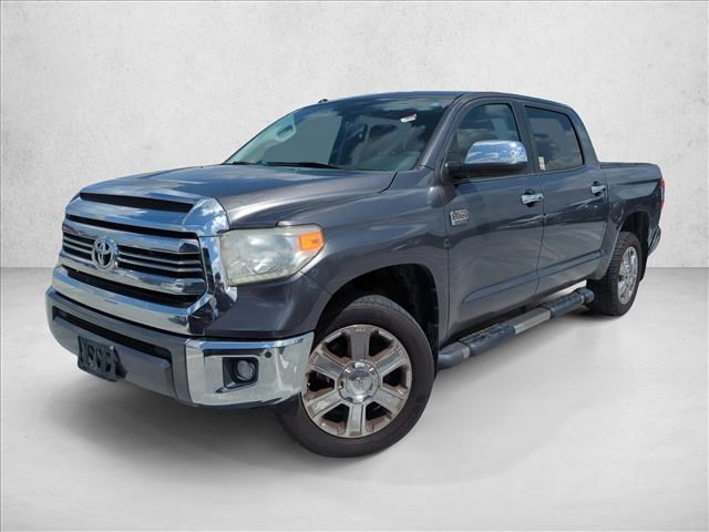 Magnetic Gray Metallic 2017 Toyota Tundra 1794 Edition CrewMax 5.7L 4WD Pickup Truck Four-Wheel Drive Automatic