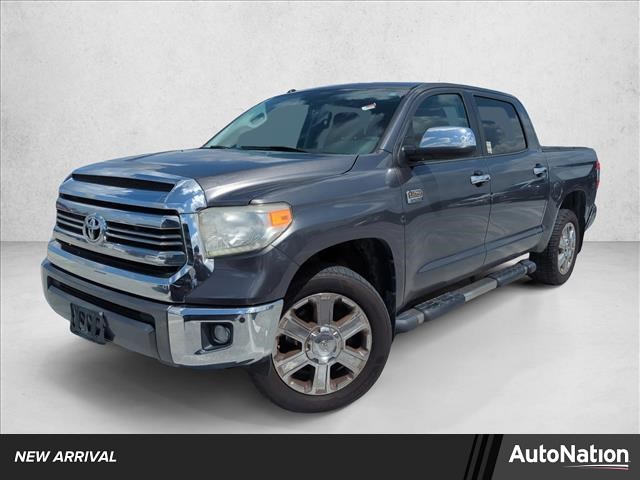 Magnetic Gray Metallic 2017 Toyota Tundra 1794 Edition CrewMax 5.7L 4WD Pickup Truck Four-Wheel Drive Automatic