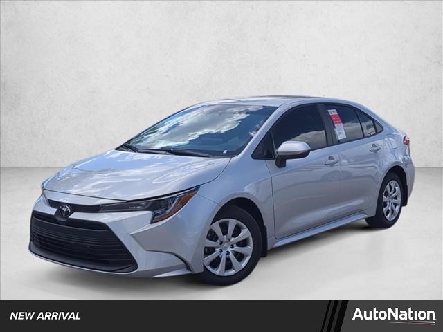 Classic Silver 2026 Toyota Corolla LE FWD Sedan Front-Wheel Drive Continuously Variable Transmission