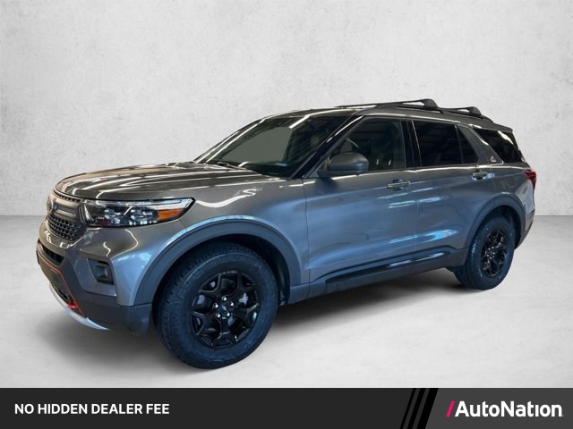 Carbonized Gray Metallic 2023 Ford Explorer SUV / Crossover All-Wheel Drive Automatic