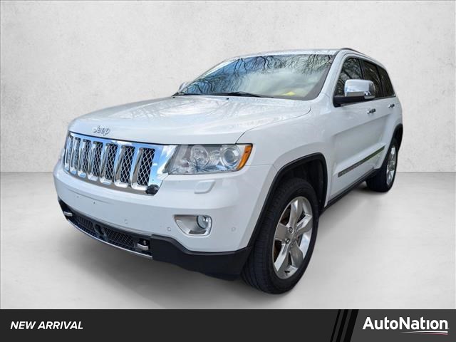 Bright White 2013 Jeep Grand Cherokee Overland Summit 4WD SUV / Crossover Four-Wheel Drive 6-Speed Automatic