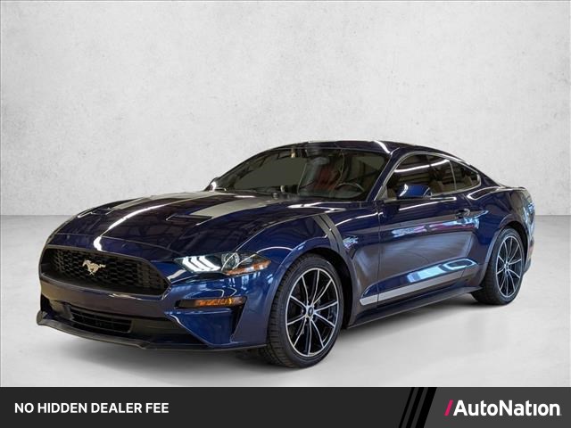 Kona Blue Metallic 2020 Ford Mustang Coupe Rear-Wheel Drive 6-Speed Manual