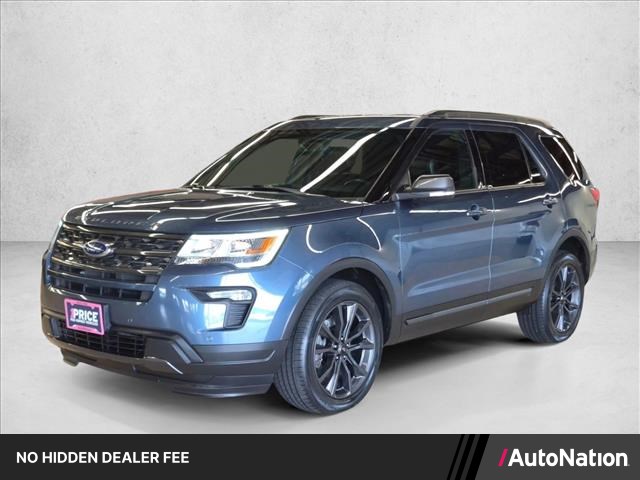 Blue Metallic 2018 Ford Explorer SUV / Crossover All-Wheel Drive 6-Speed Automatic