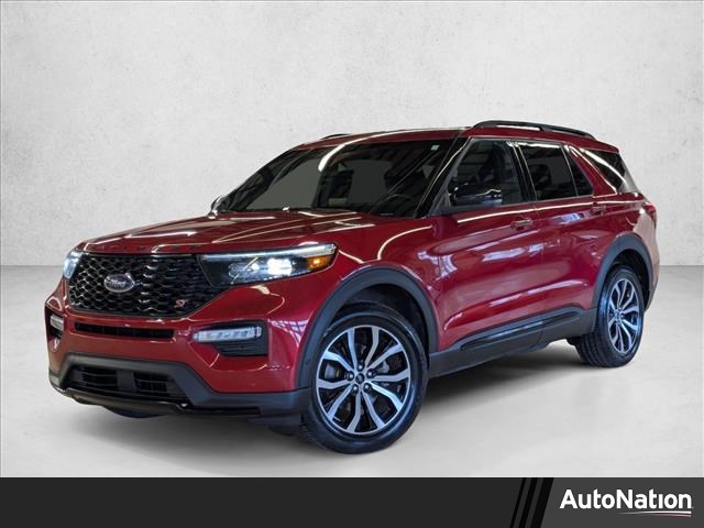 Rapid Red Metallic Tinted Clearcoat 2020 Ford Explorer ST AWD SUV / Crossover All-Wheel Drive Automatic