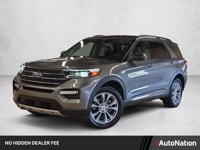 Carbonized Gray Metallic 2022 Ford Explorer SUV / Crossover All-Wheel Drive Automatic