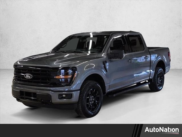 Carbonized Gray Metallic 2025 Ford F-150 XLT SuperCrew 4WD Pickup Truck Four-Wheel Drive Automatic