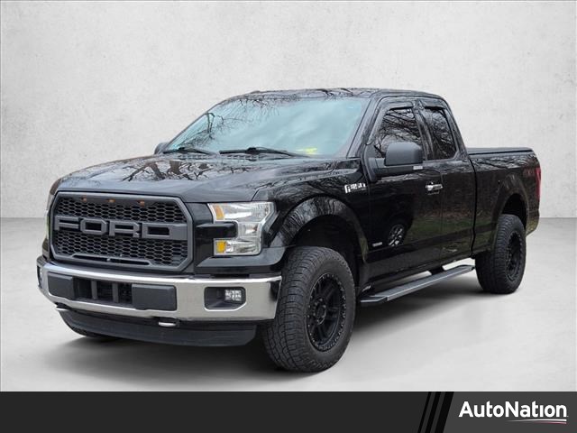 Shadow Black 2016 Ford F-150 XLT SuperCab 4WD Pickup Truck Four-Wheel Drive 6-Speed Automatic
