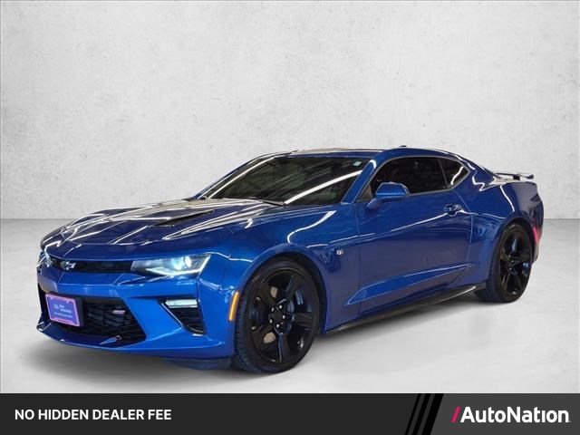 Hyper Blue Metallic 2018 Chevrolet Camaro Coupe Rear-Wheel Drive 8-Speed Automatic