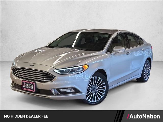 Ingot Silver 2017 Ford Fusion Sedan Front-Wheel Drive 6-Speed Automatic