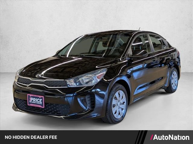 Aurora Black 2019 Kia Rio LX FWD Sedan Front-Wheel Drive Automatic